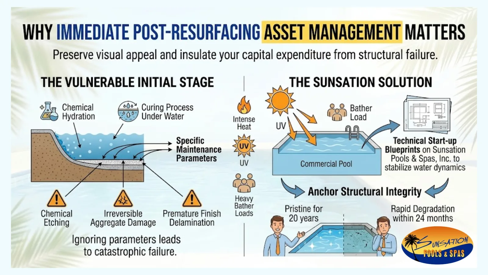 commercial pool resurfacing​